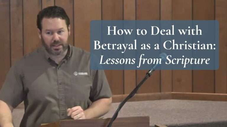 How to Deal with Betrayal as a Christian: Lessons from Scripture (1 Samuel 23:1-13)