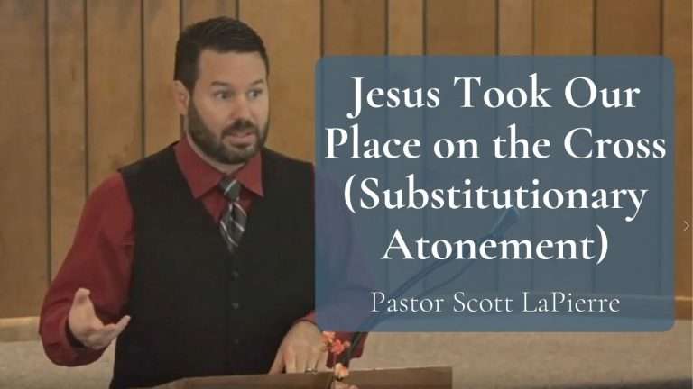 Jesus Took Our Place on the Cross - Substitutionary Atonement