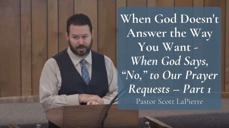 When God Doesnt Answer the Way You Want When God Says No to Our Prayer Requests