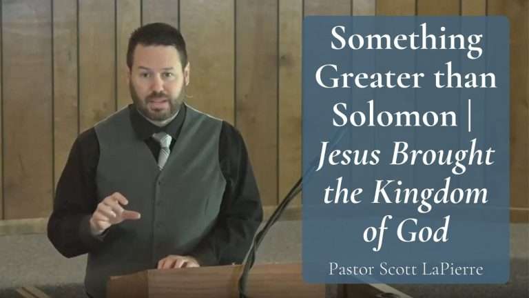 Something Greater than Solomon Jesus Brought the Kingdom of God