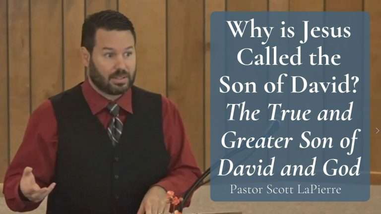 Why is Jesus Called the Son of David The True and Greater Son of David and God (2 Samuel 713-15)