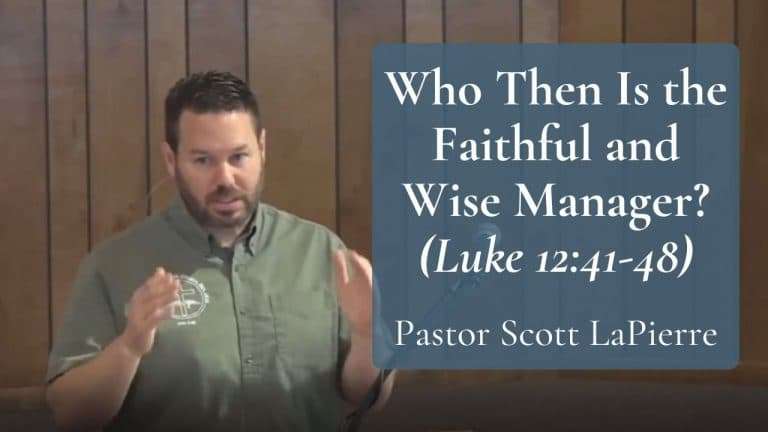 Who Then Is the Faithful and Wise Manager (Luke 1241-48)