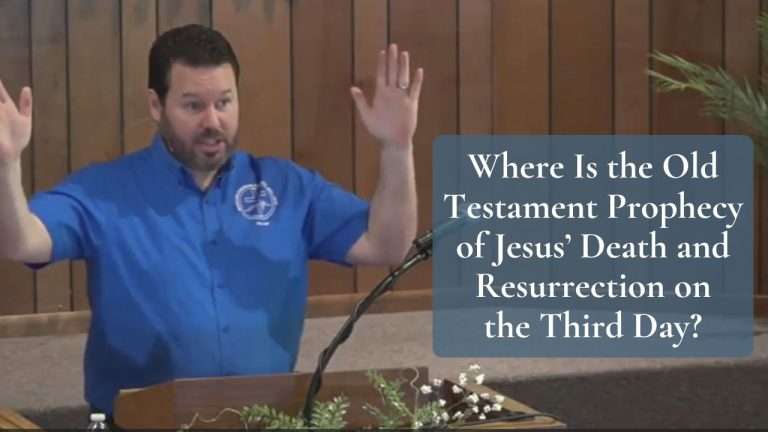 Old Testament Prophecy of Jesus' Death and Resurrection on the Third Day