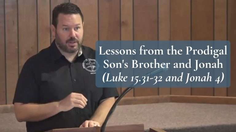 Lessons from the Prodigal Sons Brother and Jonah Luke 15