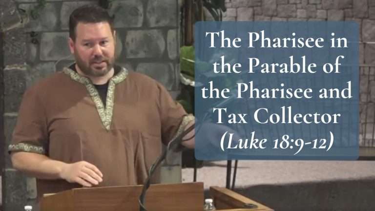 The Pharisee in the Parable of the Pharisee and Tax Collector Luke 18:9-12