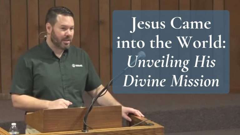 Jesus Came into the World: Unveiling His Divine Mission | Isaiah 61:1-2 and 1 Timothy 1:15