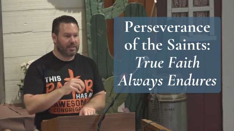 Perseverance of the Saints True Faith Always Endures