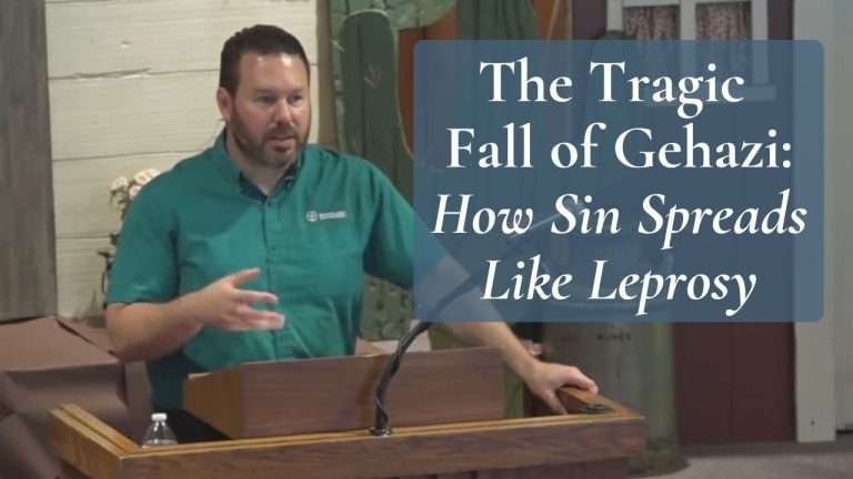 The Tragic Fall of Gehazi: How Sin Spreads Like Leprosy (2 Kings 5:15-27)