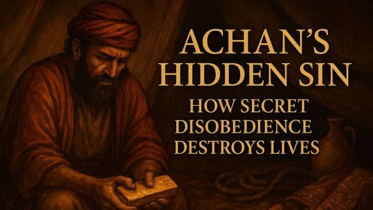 Achan’s Hidden Sin: How Secret Disobedience Destroys Lives (Joshua 7)