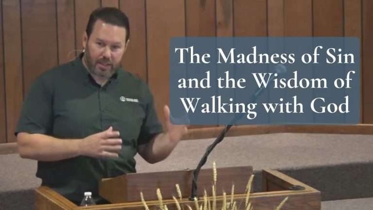 The Madness of Sin and the Wisdom of Walking with God (1 Samuel 22–26)