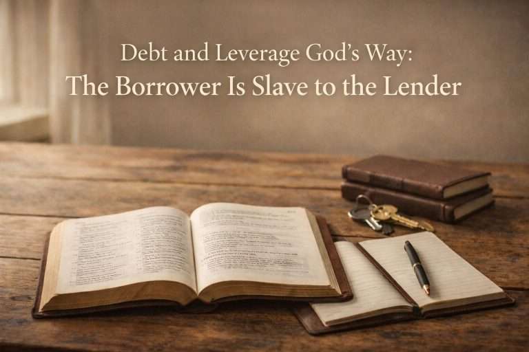 Debt and Leverage God’s Way: The Borrower Is Slave to the Lender