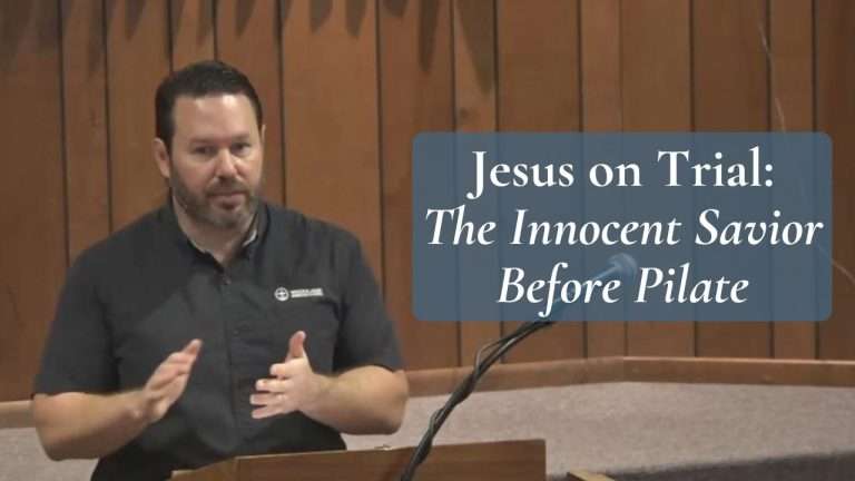 Jesus on Trial Before Pilate (Luke 23:1–5) | Expository Sermon & Video