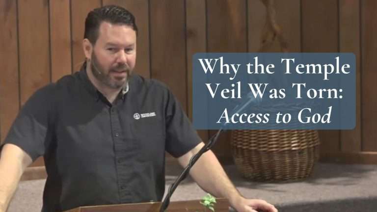 Why the Temple Veil Was Torn Access to God