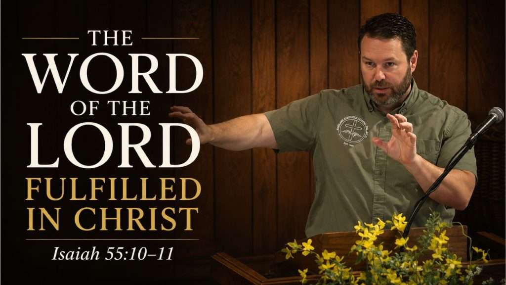 The Word of the Lord Fulfilled in Christ (Isaiah 5510-11 and Hebrews 412-13)