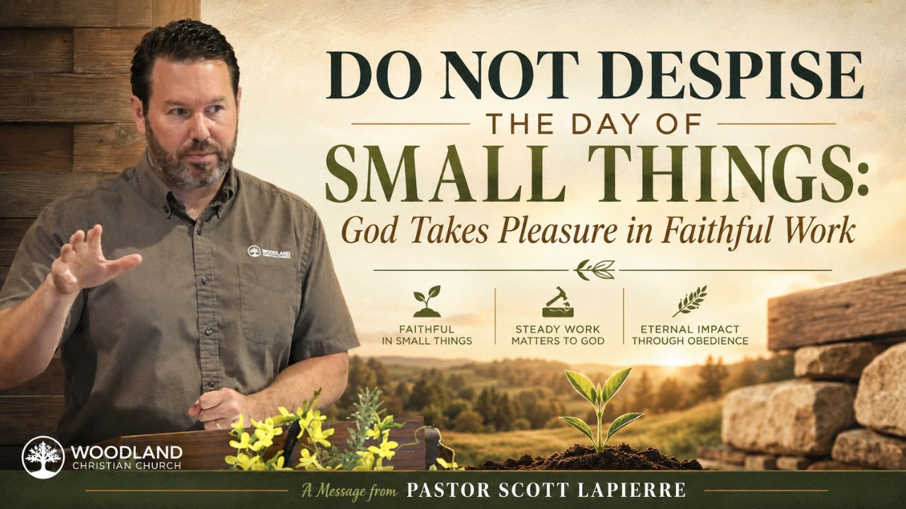 Do Not Despise the Day of Small Things: God Takes Pleasure in Faithful Work