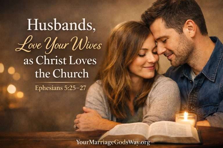 Husbands, Love Your Wives as Christ Loves the Church (Ephesians 525–27)