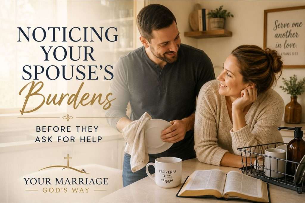 Noticing Your Spouse’s Burdens Before They Ask for Help