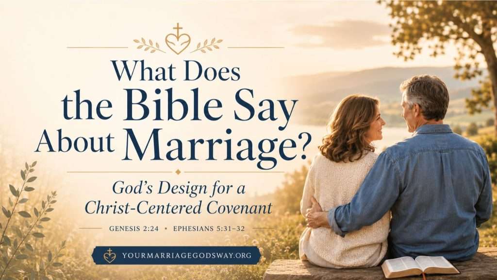 What Does the Bible Say About Marriage God’s Design for a Christ-Centered Covenant